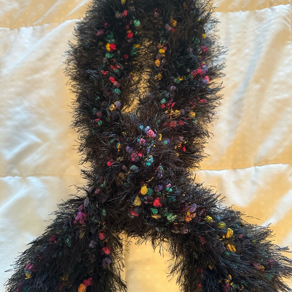Handmade with love Colorful Knit Scarf